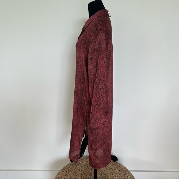 Zara red leopard print dress. Size small NWOT - Picture 9 of 16